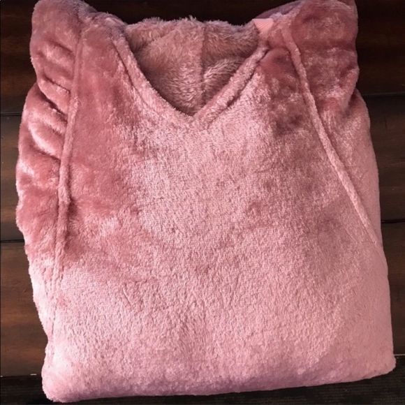 BLUSH OVERSIZED PULLOVER HOODIE - Picture 4 of 4